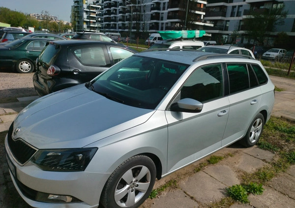 Skoda Fabia cena 49500 przebieg: 57137, rok produkcji 2018 z Warszawa małe 92